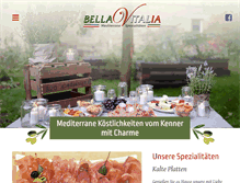 Tablet Screenshot of bella-vitalia.net